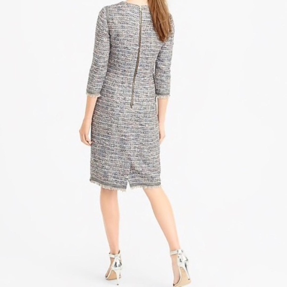 J. Crew Fringe Tweed Dress - Picture 2 of 9